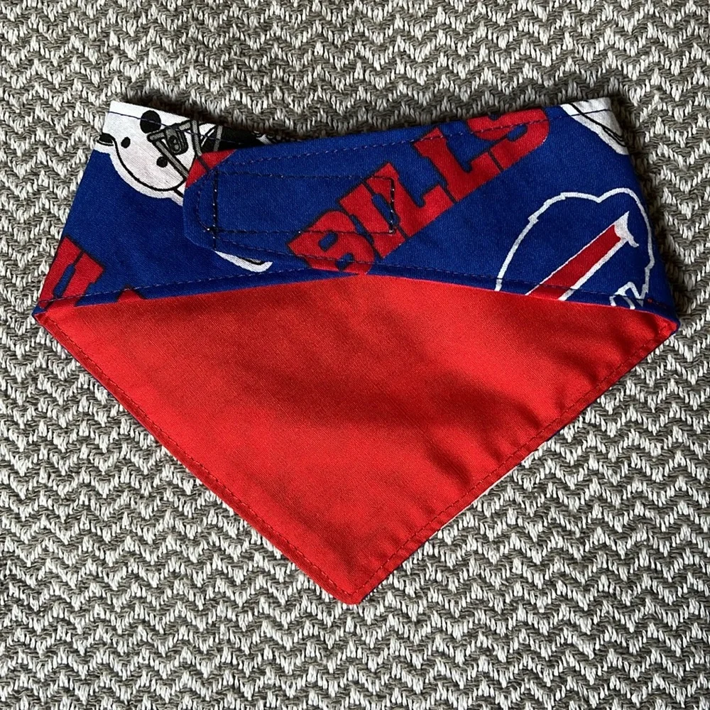 Buffalo Bills Dog Bandana-small - Picture 3 of 5